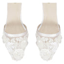 Vegan Cruelty Free Bridal Heels | White