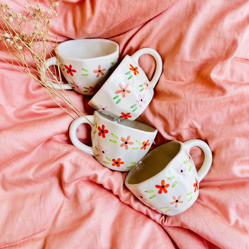 Ceramic Coffee Mug | 230 ml | Floral Print