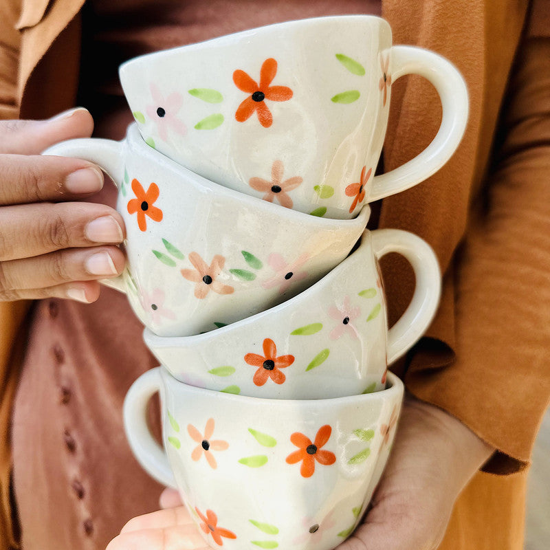 Ceramic Coffee Mug | 230 ml | Floral Print