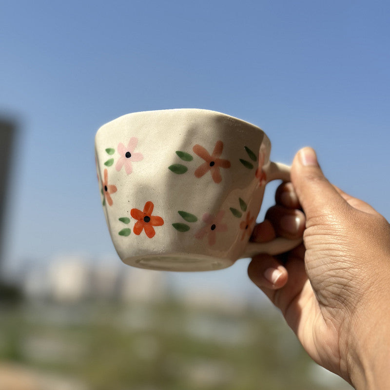 Ceramic Coffee Mug | 230 ml | Floral Print