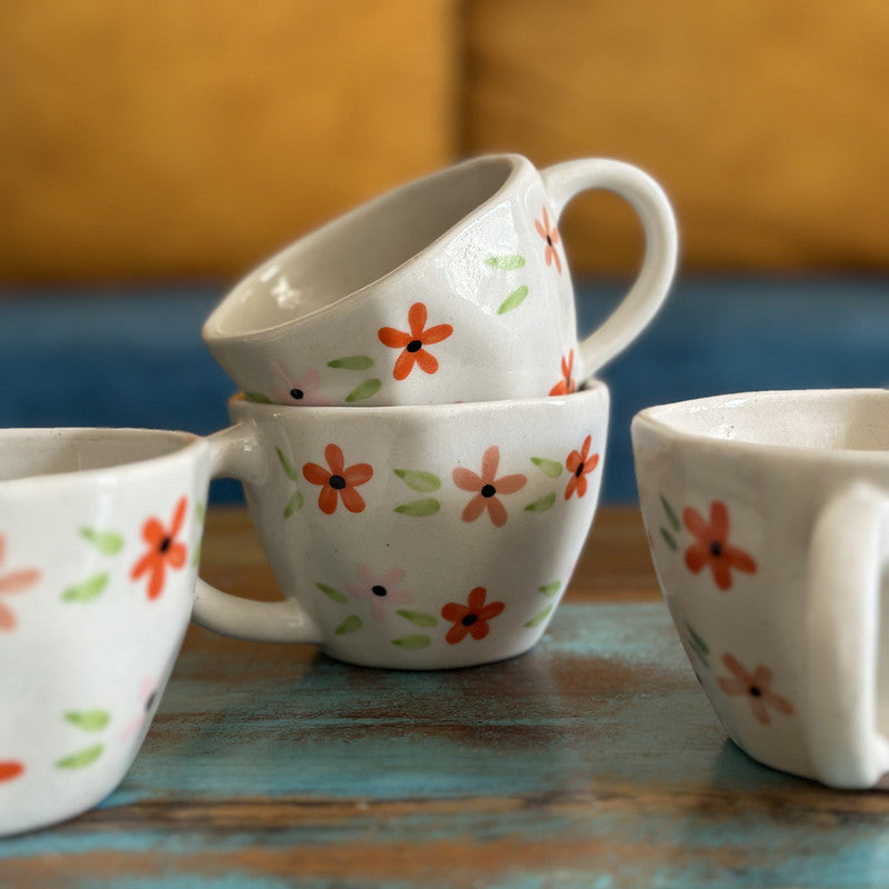 Ceramic Coffee Mug | 230 ml | Floral Print