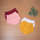 Organic Cotton Muslin Baby Underwear | Yellow