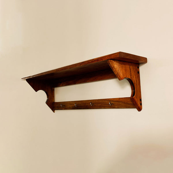 Wall Stand With Hooks | Pinewood.