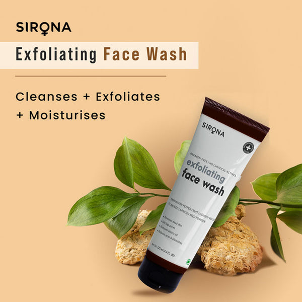 Exfoliating Face Wash | Reduce Blemishes & Fight Acne | 125 ml