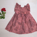 Birthday Dress | Organic Cotton Dress for Kids | Plum Pink