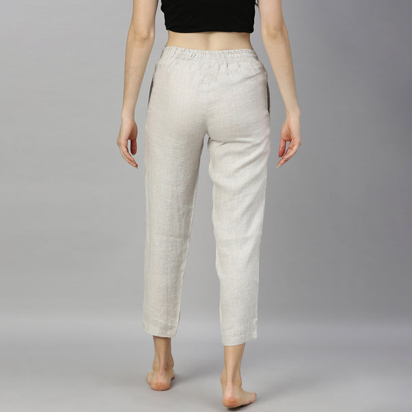 Women Pants | Hemp | Off White.