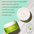 Hair Mask | Onion & Coconut | Reduces Hair Fall & Repairs Damage | 100 g