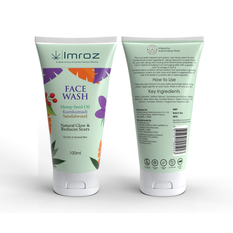 Imroz Face Wash | Natural Glow & Reduces Scars | 100 ml