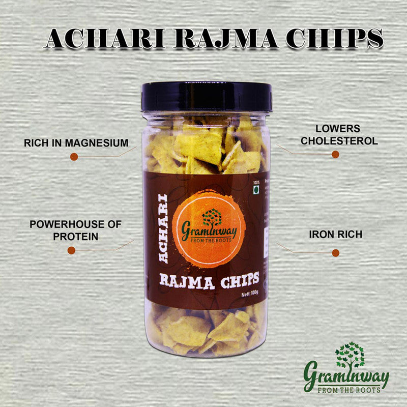 Natural Achari Rajma Chips | 100 g