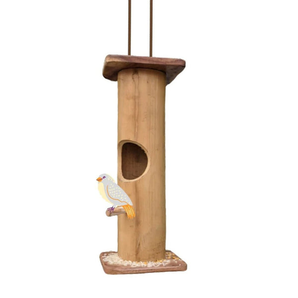 Bird House | Bird Nest with Adjustable Rope | Bamboo | 30 cm