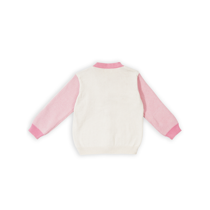 Organic Cotton Sweater for Baby | White