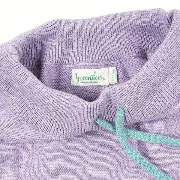Organic Cotton Baby Pants | Purple & Green