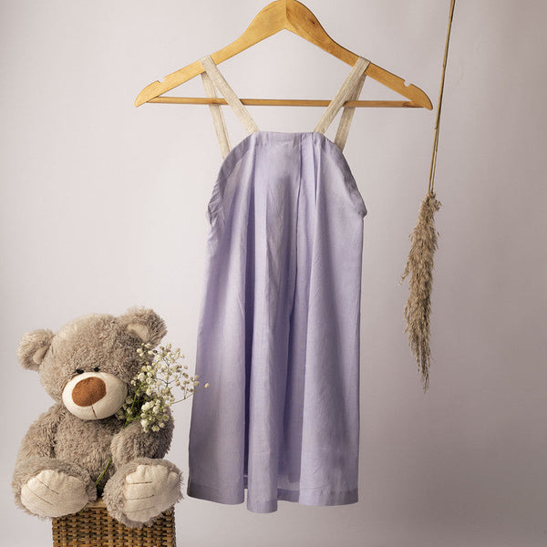 Birthday Dress | Organic Cotton Dress for Girls | Light Blue