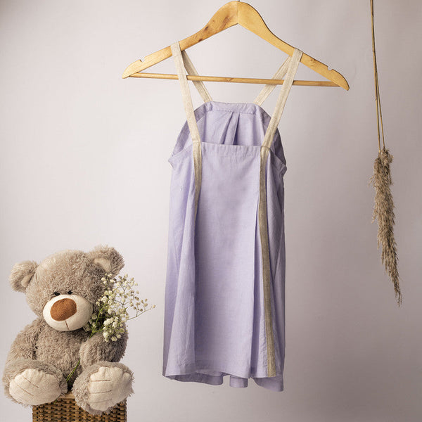 Birthday Dress | Organic Cotton Dress for Girls | Light Blue