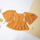 Organic Cotton Top for Girls | Orange