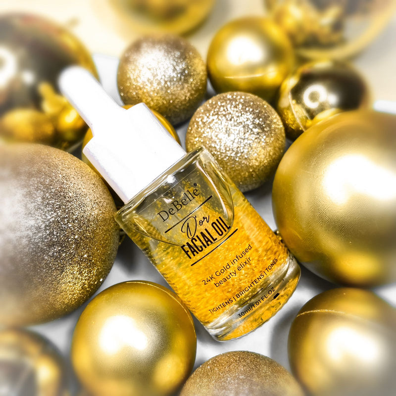 Facial Oil | 24k Gold Infused | Tightens & Brightens | 30 ml.