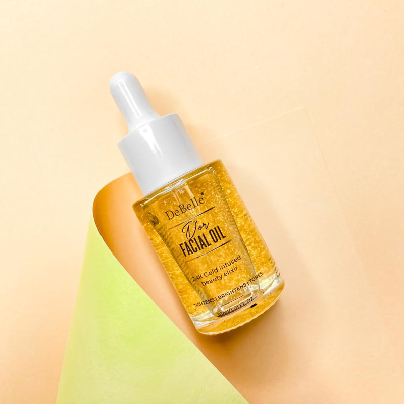 Facial Oil | 24k Gold Infused | Tightens & Brightens | 30 ml.