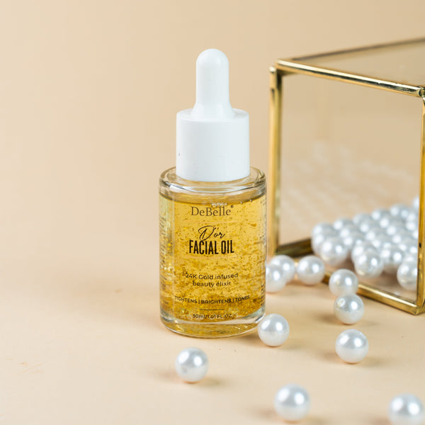 Facial Oil | 24k Gold Infused | Tightens & Brightens | 30 ml.