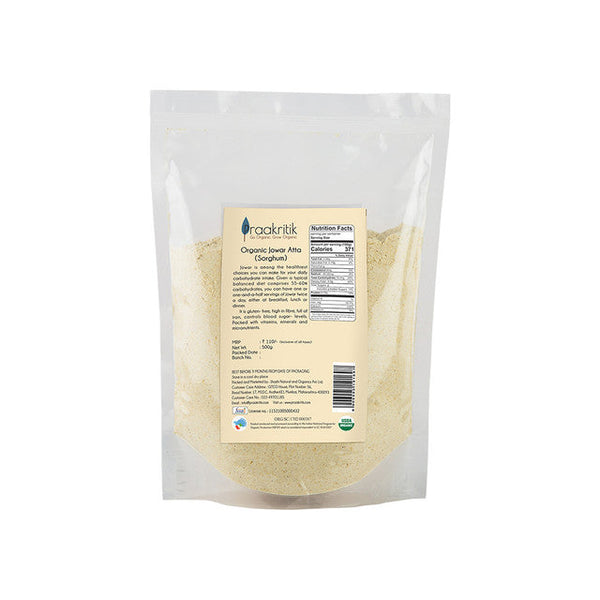 Sorghum Millet Flour | Jowar Atta | 500 g | Pack of 2 | High Fibre