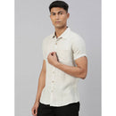 Hemp Slim Fit Casual Shirt | Beige