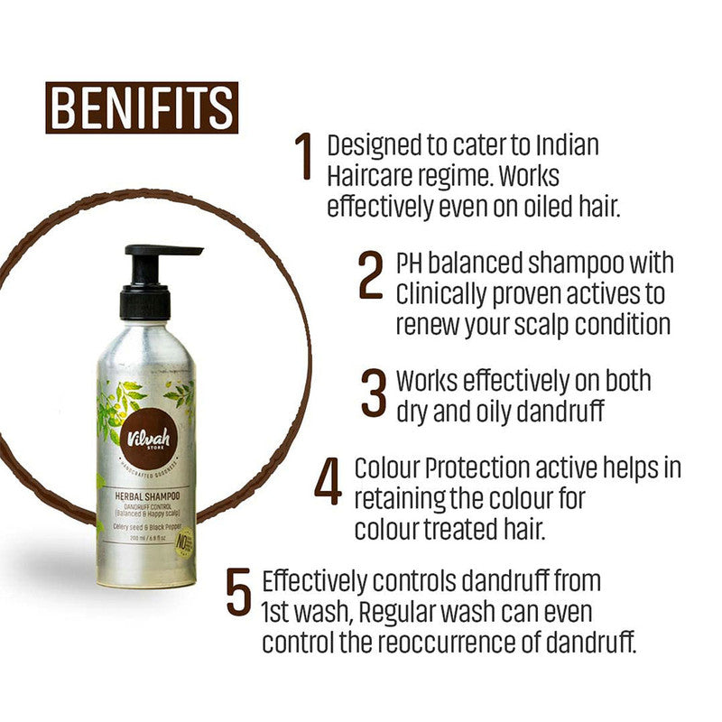 Anti Dandruff Shampoo | Herbal Shampoo | 200 ml