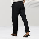 Cotton Linen Pants | Black