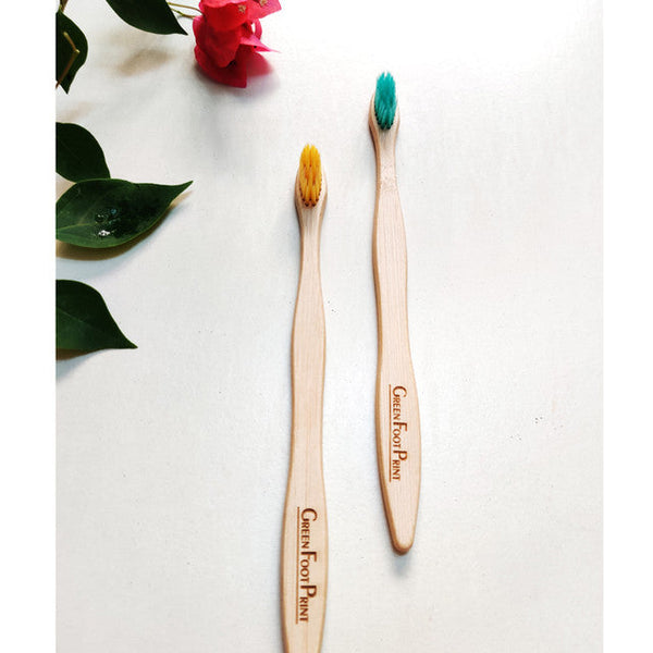 Bamboo Toothbrush | 2 Adults+2 Kids