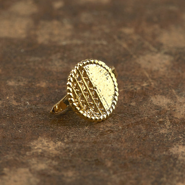 Brass Nose Pin | Clip-On | 22K Gold Plated