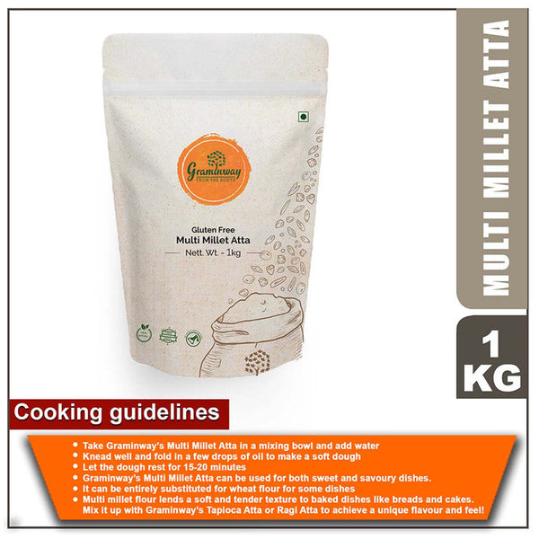 Multi Millet Atta/Flour | Gluten Free | 1 kg