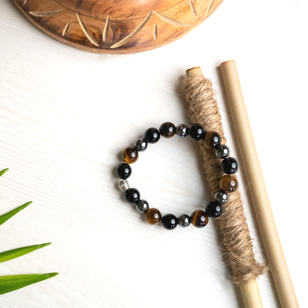 Bracelet For Women | Tiger Eye | Hematite Bracelet | Obsidian | Black