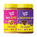 Yoga Bar Pure Peanut Butter & Dark Chocolate Peanut Butter | 400g Each