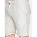 Hemp Slim Fit Shorts | White