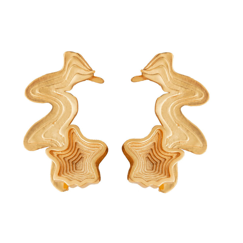 Brass Ear-Cuffs | Gold Plated