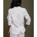 Pure Hemp Notched Lapel Blazer | White