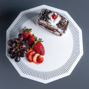 Housewarming Gifts | Mango Wood & Marble Cake Stand | White