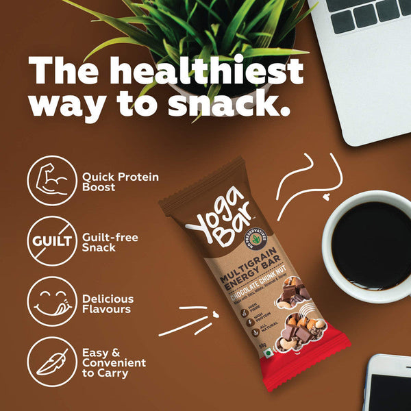 Yoga Bar Energy Bars | Chocolate Chunk Nut | 10 Bars