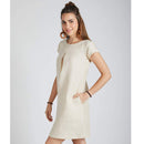 Beige 100 % Hemp A Line Dress