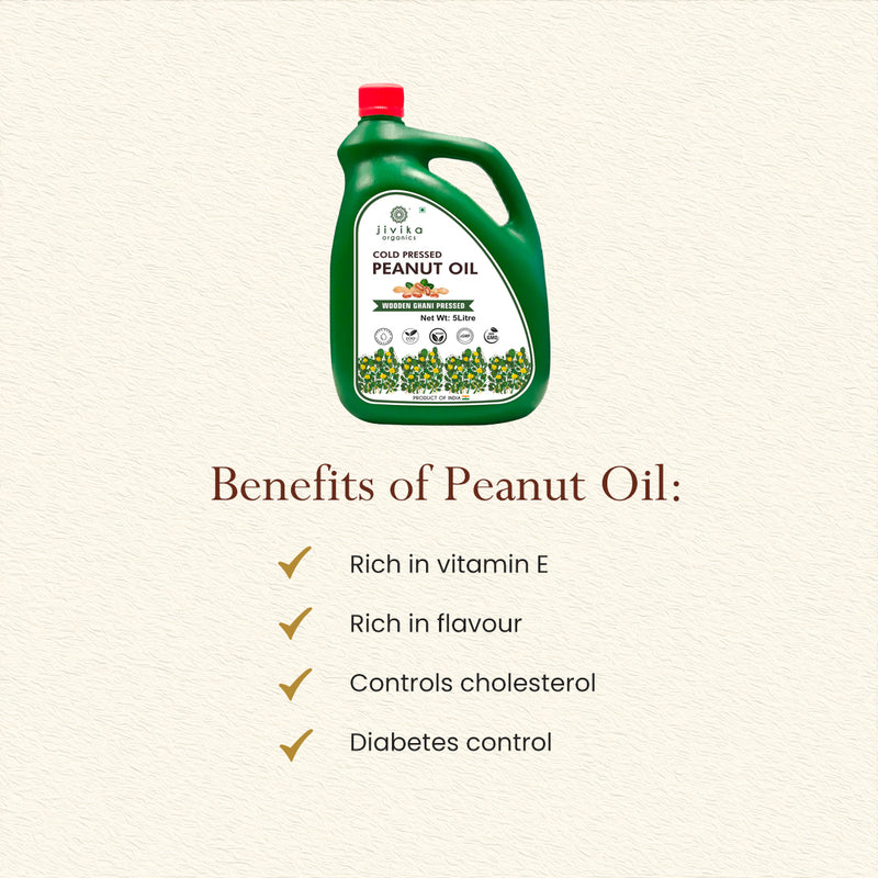 Peanut Oil  | Cold Pressed | 5 L