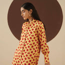 Modal Satin Layla Shirt | Yellow