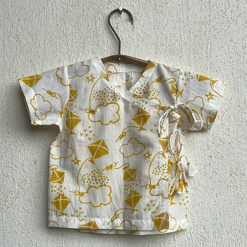 Organic Cotton Pant Set for Baby | Yellow