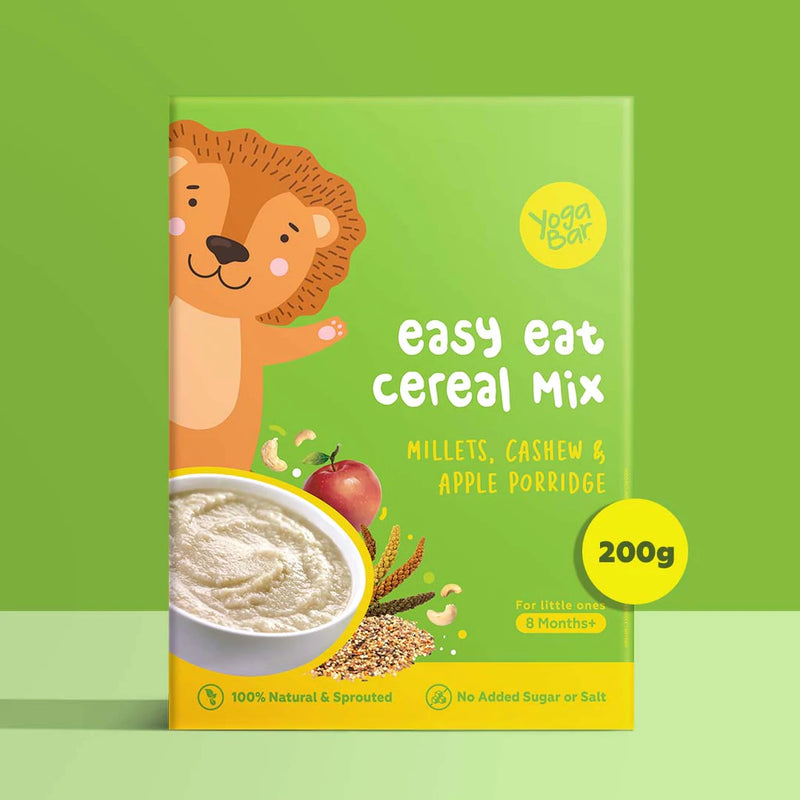 Yoga Bar Cereal Mix with Millets, Cashew & Apple Porridge | 200 g