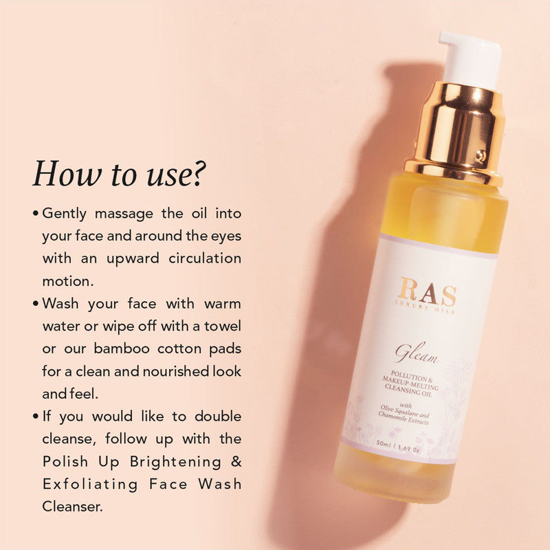 Ras Luxury | Cleansing Oil | Pollution And Makeup Melting | 50 ml