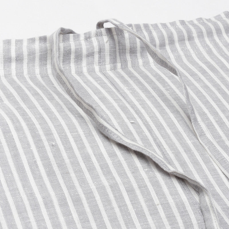 Pure Hemp Lounge Pants | Grey Striped