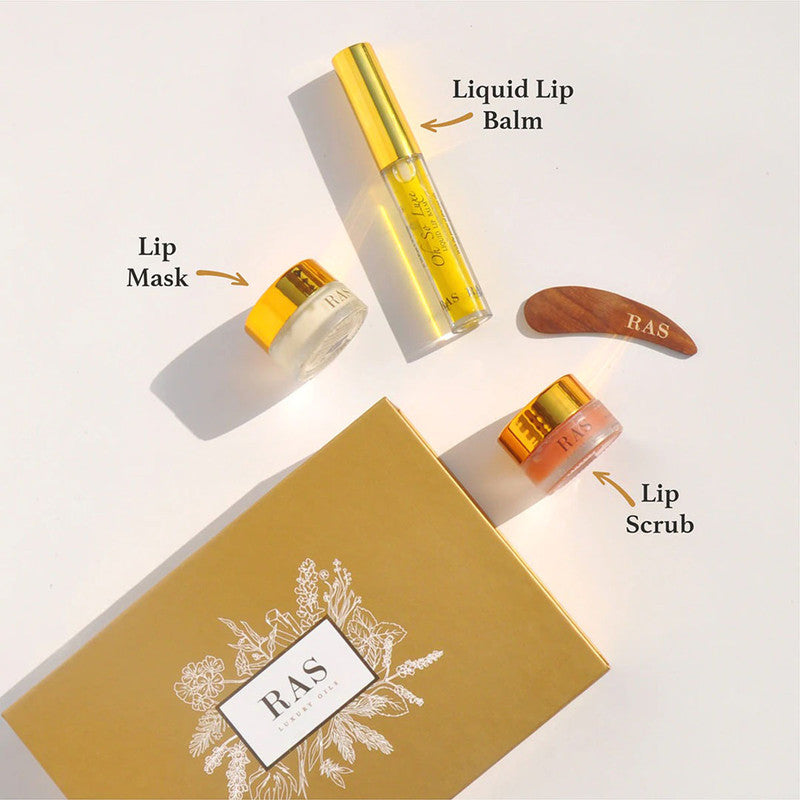 Ras Luxury | Gifts for Her | Lip Care Trio | Skin Nourishment | Set Of 3