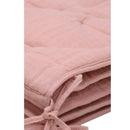 100% Organic Cotton Quilted Cot Bumper for Kids | Blush Pink