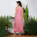 Handwoven Ikat Dress | Pink