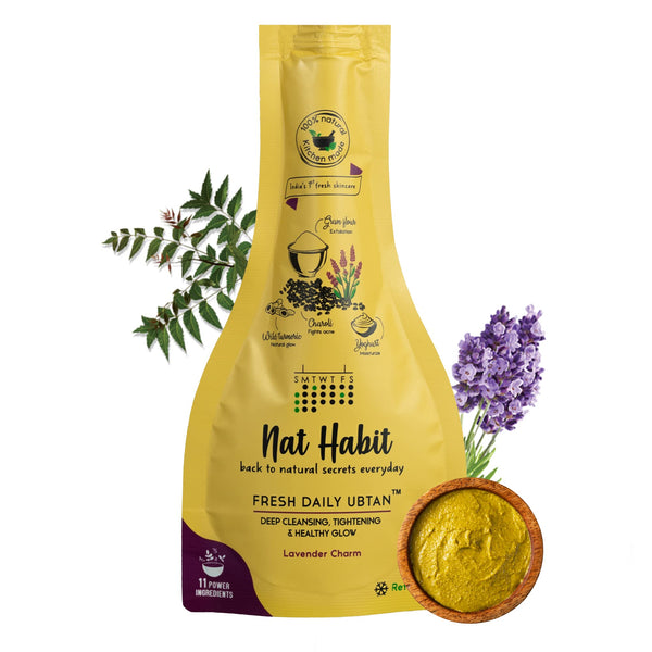 Nat Habit Lavender Charm Ubtan | Pimple, Acne | 40 g