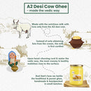 A2 Cow Ghee | Processed with Vedic Bilona | 500 ml