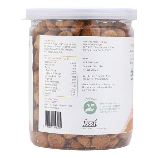 Cookies | Barley & Jaggery | Organic | 200 g