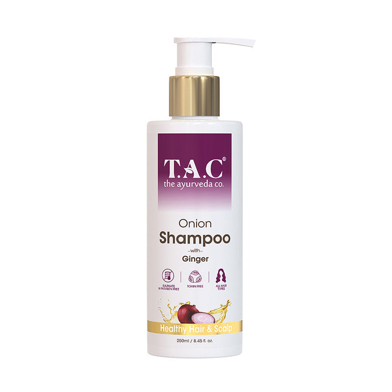 Onion Hair Shampoo | Healthy Hair and Scalp | Reduces Frizz | 250 ml